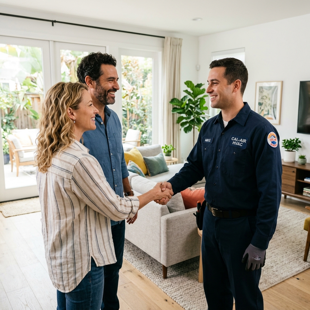 Vista Pro Builder team with satisfied homeowner