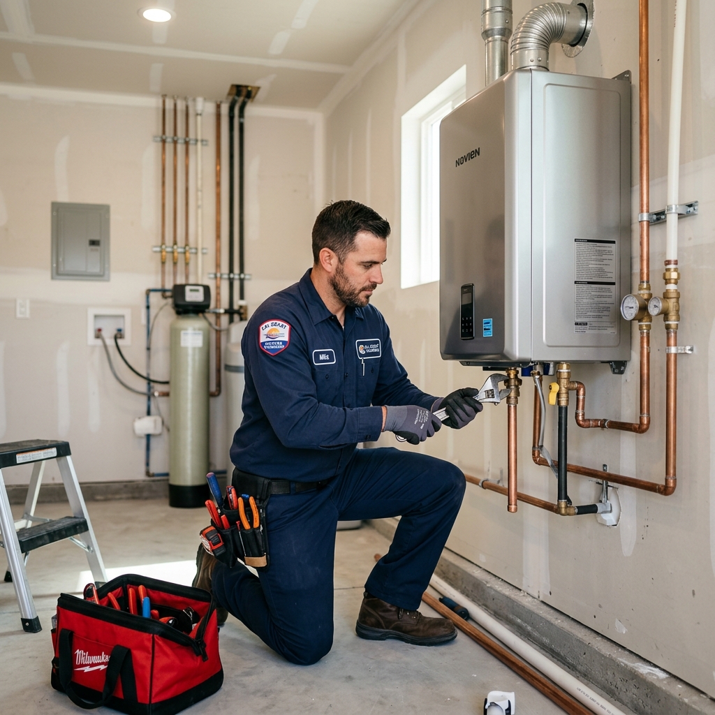 Water heater installation
